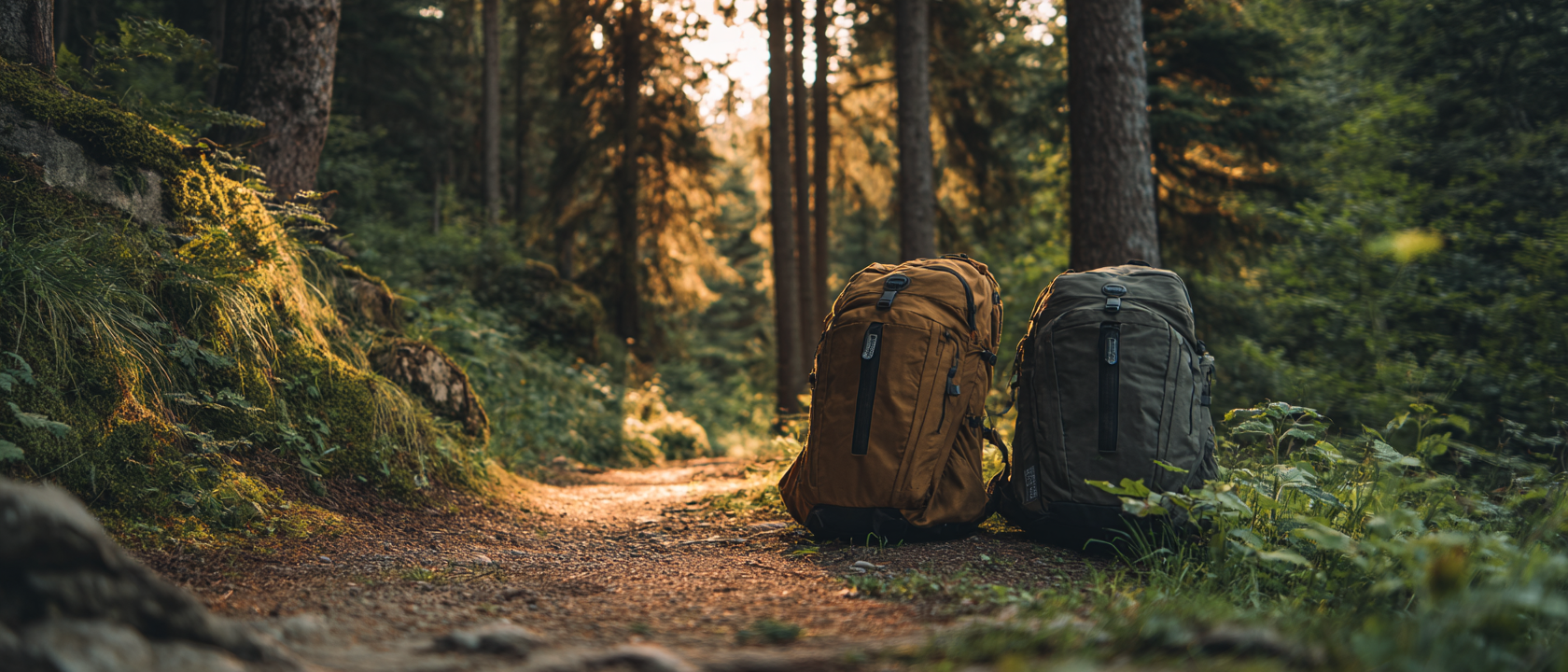 Start of the forest trail