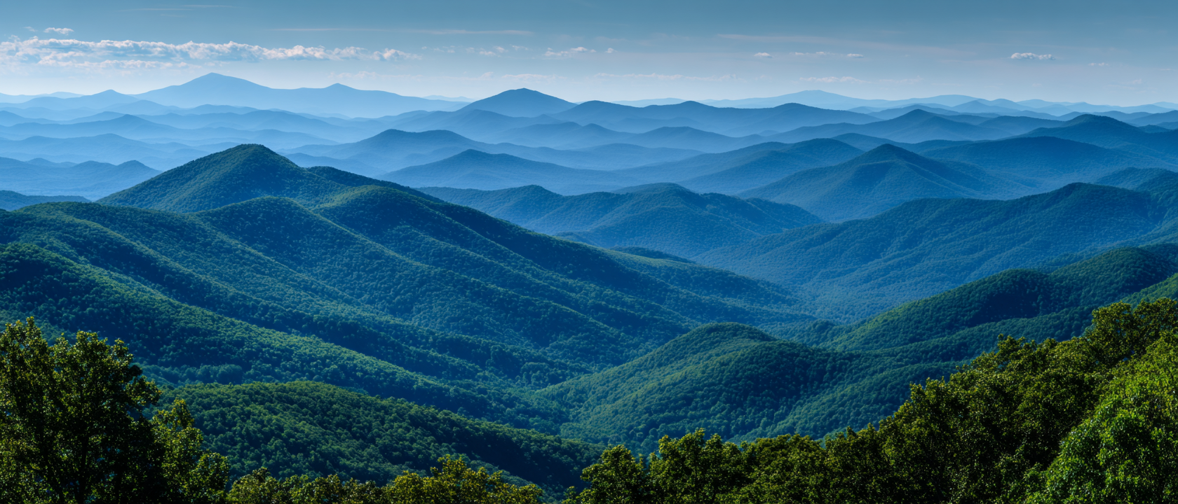 Vista of the mountains