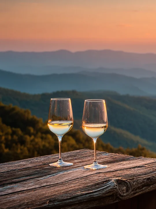 Drinks at sunset